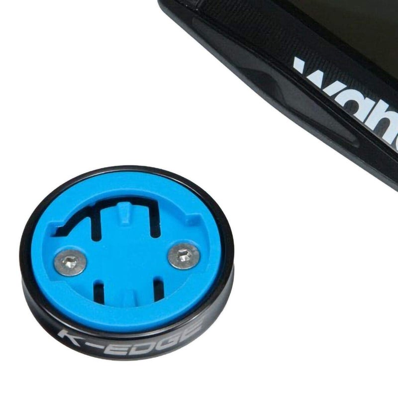 K-Edge | Gravity Top Cap Bicycle Computer Mount | Wahoo | Black - Image 2